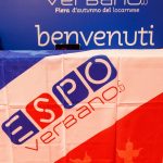 Bandiera di benvenuto EspoVerbano, fiera d'autunno del Locarnese