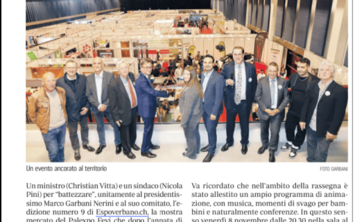 Rassegna stampa EspoVerbano: LaRegione 7 novembre 2024