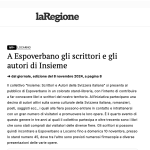 Rassegna stampa EspoVerbano: LaRegione 8 novembre 2024